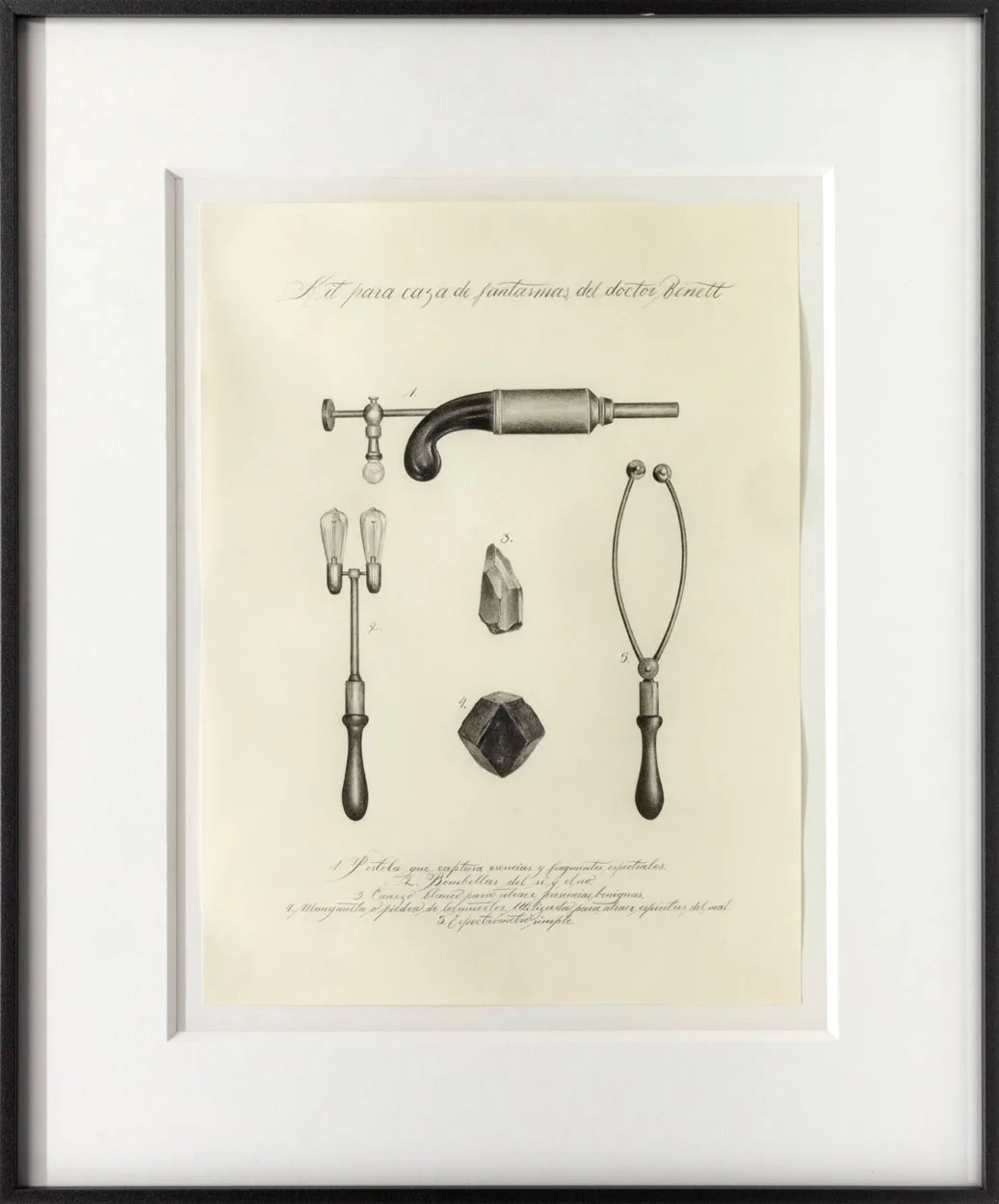Kit para caza de fantasmas del doctor Benett